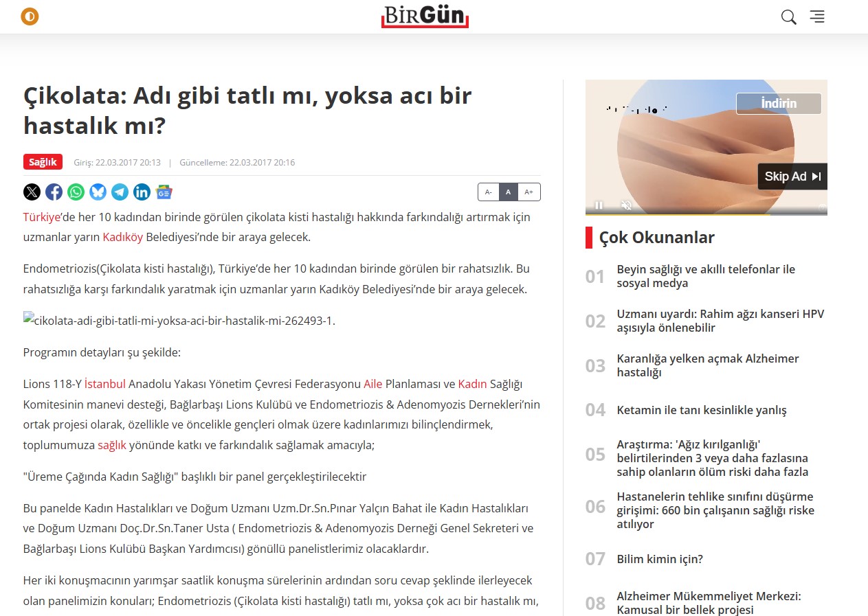 Endometriozis ve Adenomyozis Derneği